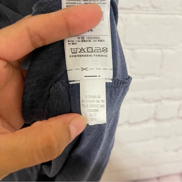 Gap Fit Breathe Open Back Draped Tank Top - Picture 2 of 8